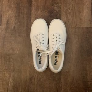 Vintage Polo Ralph Lauren White Shoes